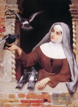 女性 Painting - 神の生き物 ウジェーヌ・ド・ブラース 美しい女性 女性